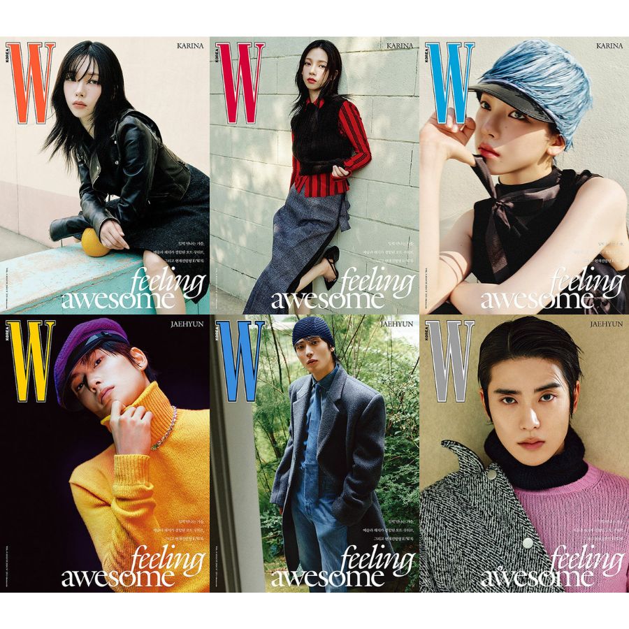 W Volume 8 2024 (Cover: Karina / Jaehyun) - A / B /C / D / E / F Type