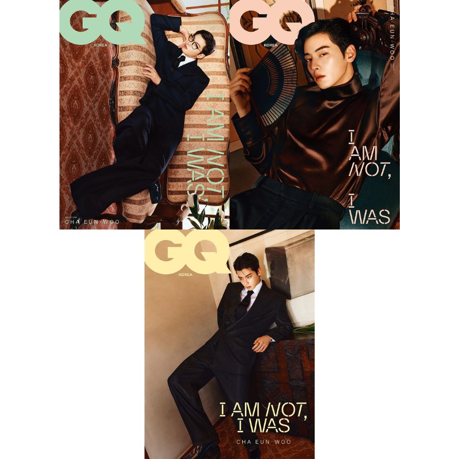 GQ KOREA August 2024 (Cover: ASTRO Cha Eun-woo) - A / B / C Type