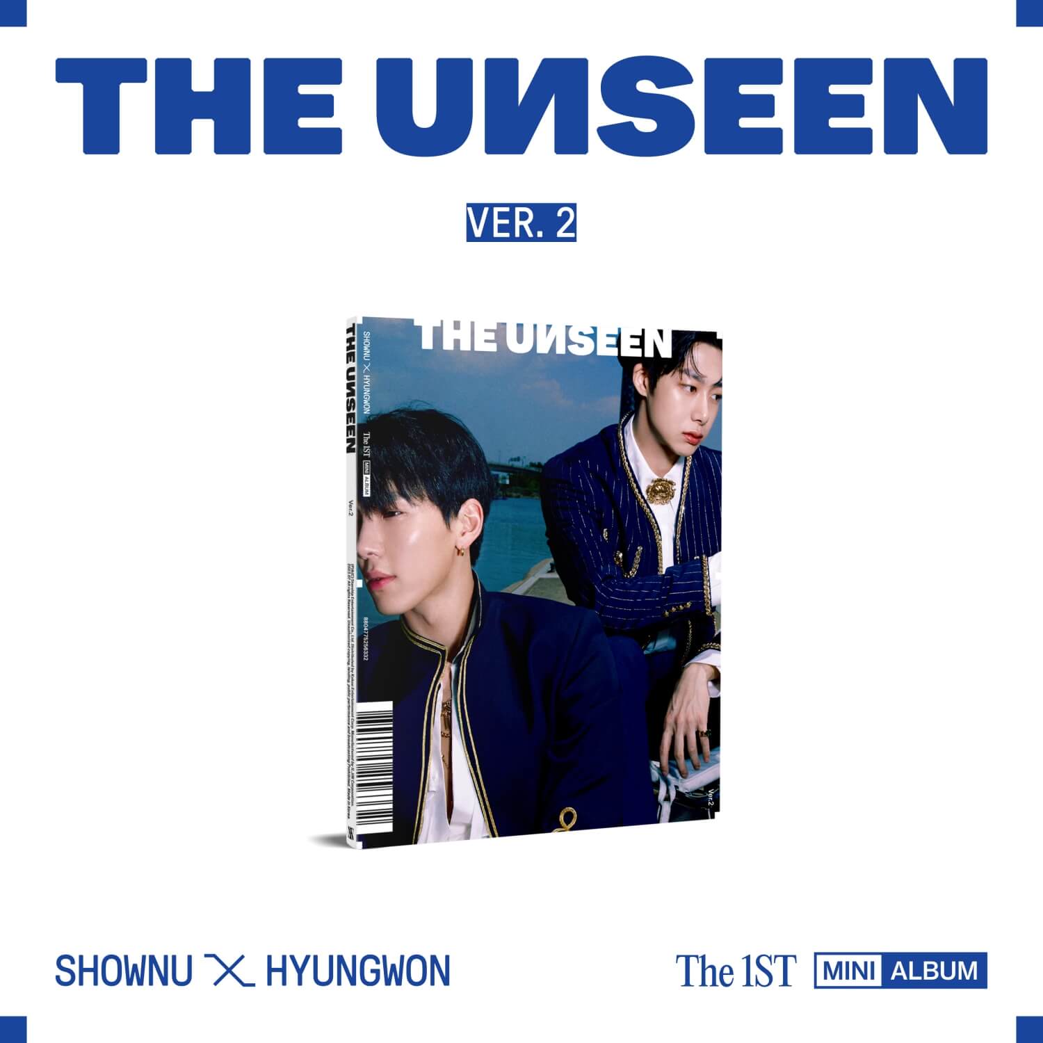 Shownu X Hyungwon 1st Mini Album THE UNSEEN - Ver. 2 + Starship Square Gift