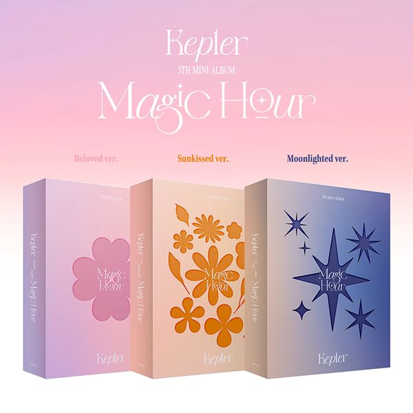 Kep1er 5th Mini Album Magic Hour - Beloved / Sunkissed / Moonlighted Version