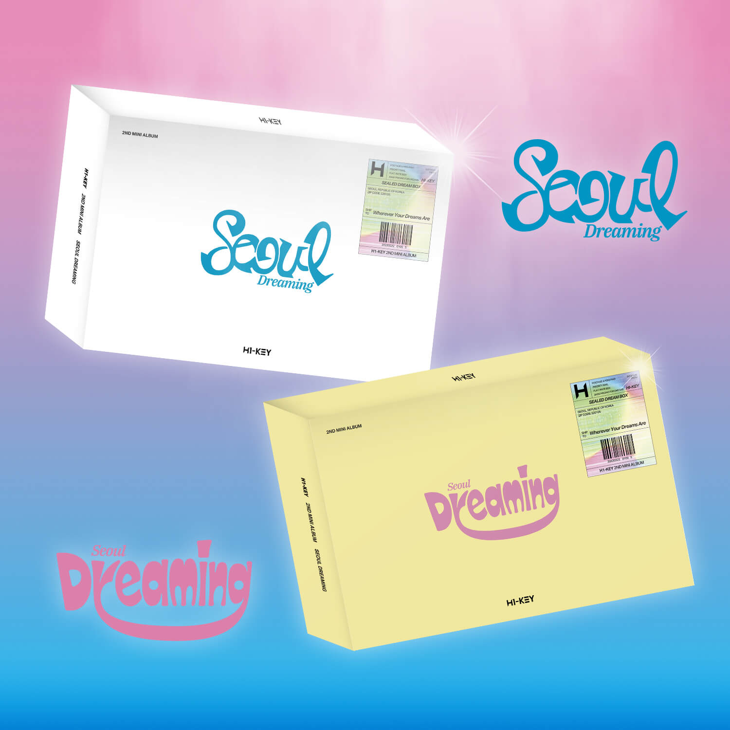 H1-KEY 2nd Mini Album Seoul Dreaming - Seoul / Dreaming Version