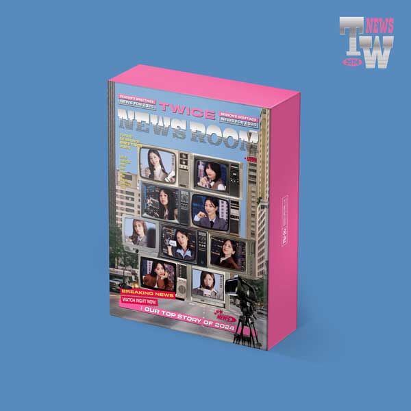 TWICE - 2024 Season's Greetings TWICE NEWS ROOM + JYP SHOP Gift