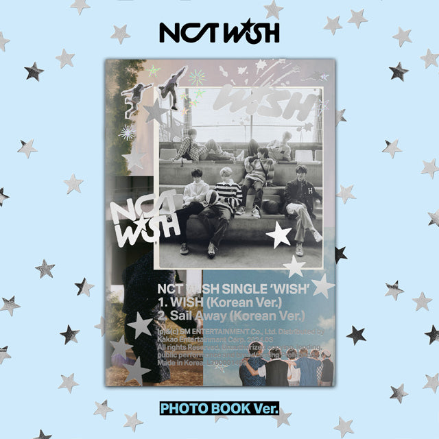 NCT WISH 1st Single Album WISH - Photobook Version