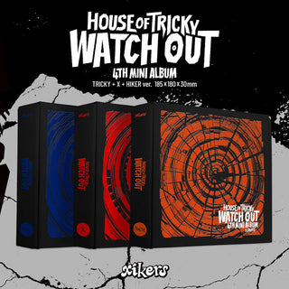 xikers 4th Mini Album HOUSE OF TRICKY : WATCH OUT - TRICKY / X / HIKER Version