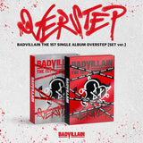 BADVILLAIN 1st Single Album OVERSTEP - OVER / STEP Version