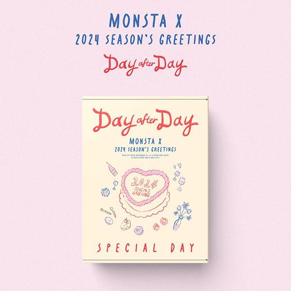 MONSTA X - 2024 Season's Greetings Day after Day (SPECIAL DAY Version) + Starship Square Gift