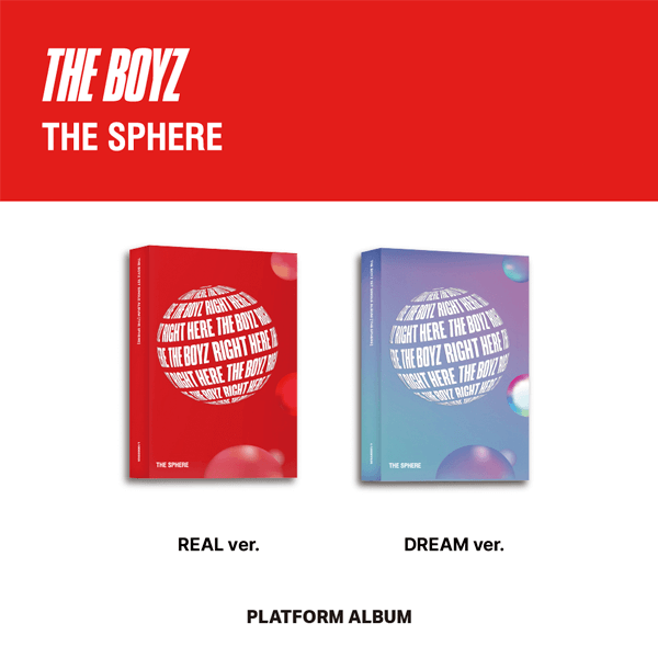THE BOYZ 1st Single Album THE SPHERE (Platform Ver.) - REAL / DREAM Version