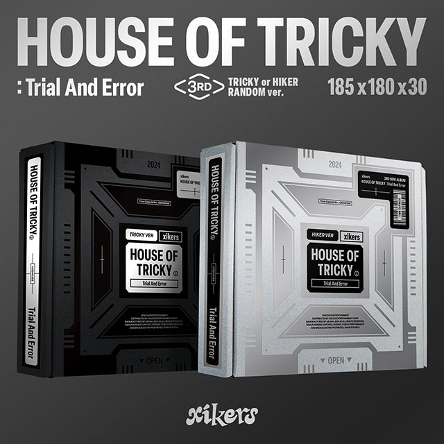 xikers 3rd Mini Album HOUSE OF TRICKY : Trial And Error - TRICKY / HIKER Version + Pre-order Photocard