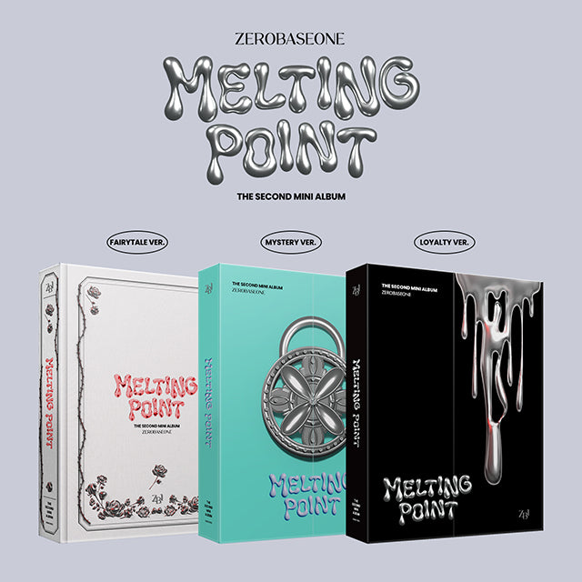 ZEROBASEONE 2nd Mini Album MELTING POINT - FAIRYTALE / MYSTERY / LOYALTY Version + Pre-order Photocard