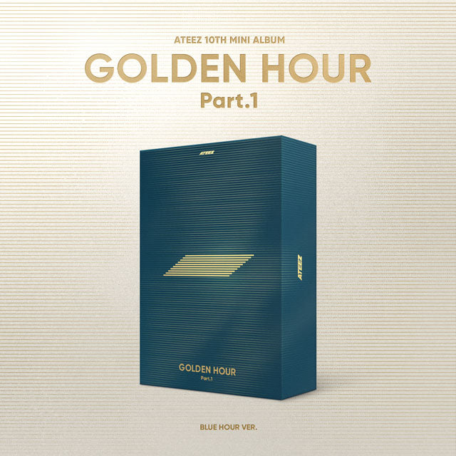 ATEEZ 10th Mini Album GOLDEN HOUR : Part.1 - BLUE HOUR Version