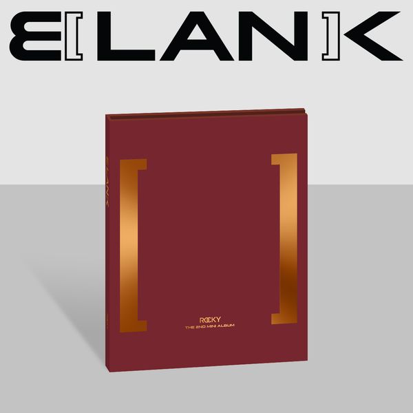 Rocky 2nd Mini Album BLANK - BURGUNDY Version