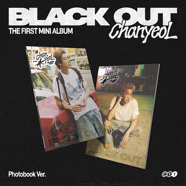 Chanyeol (EXO) 1st Mini Album Black Out (Photobook Ver.) - Day / Night Version