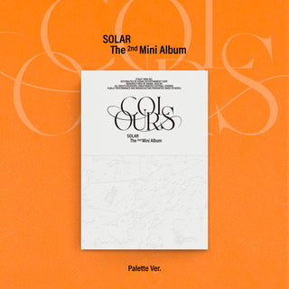 Solar 2nd Mini Album COLOURS - Palette Version