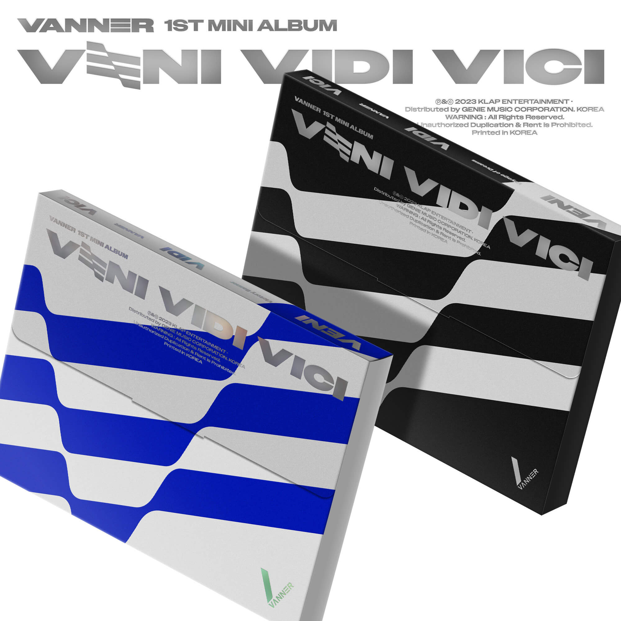 VANNER 1st Mini Album VENI VIDI VICI - Victory Banner / Voyage of Dreams Version