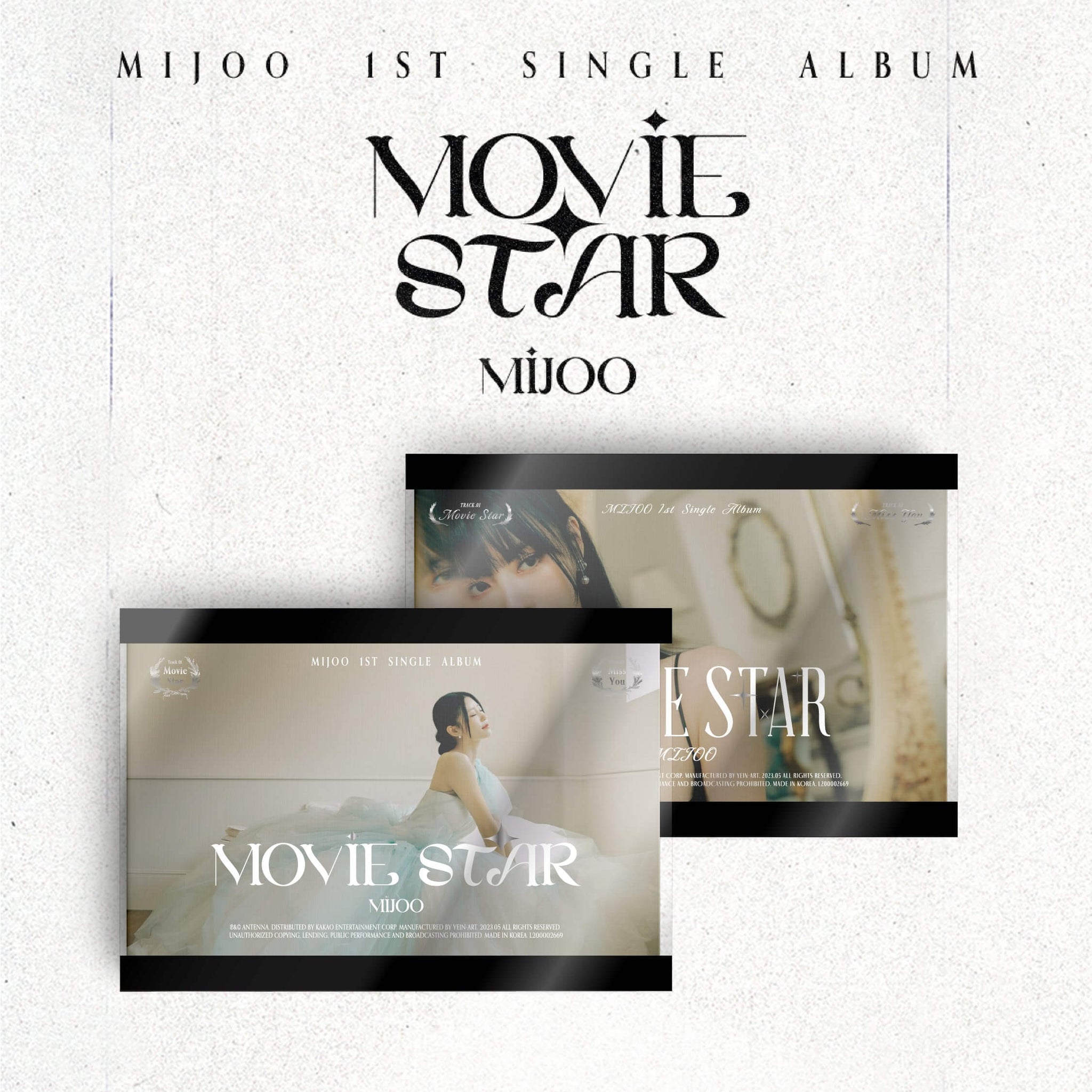 Mijoo 1st Single Album Movie Star - Modern / Classic Version