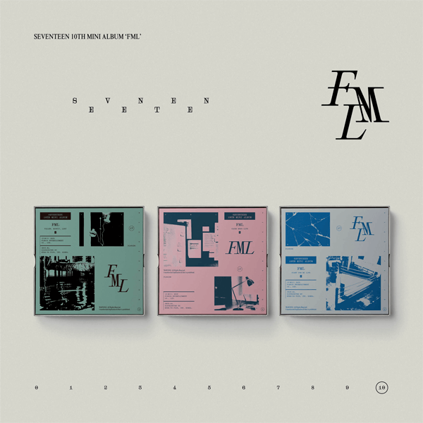  SEVENTEEN 10th Mini Album FML - Fallen, Misfit, Lost / Faded Mono Life / Fight for My Life Version