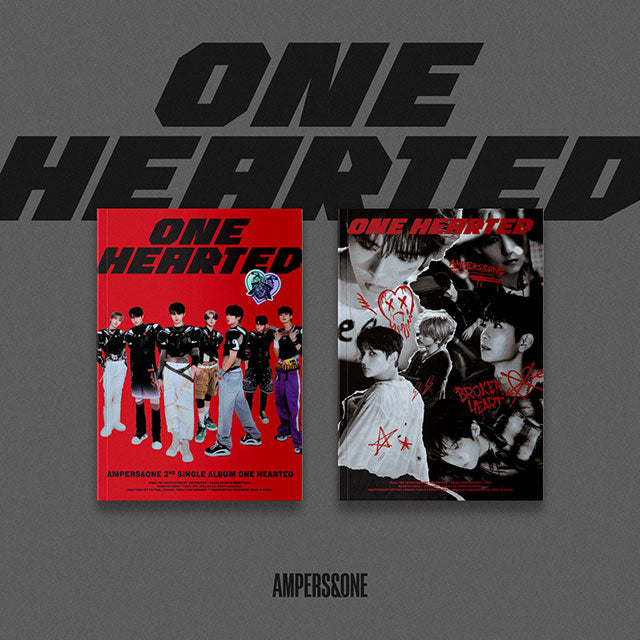 AMPERS&ONE 2nd Single Album ONE HEARTED - Heart / Broken Version + Weverse Gift