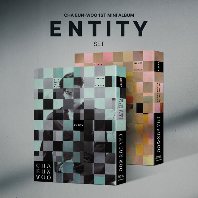 Cha Eun-woo 1st Mini Album ENTITY - EACH / EQUAL Version