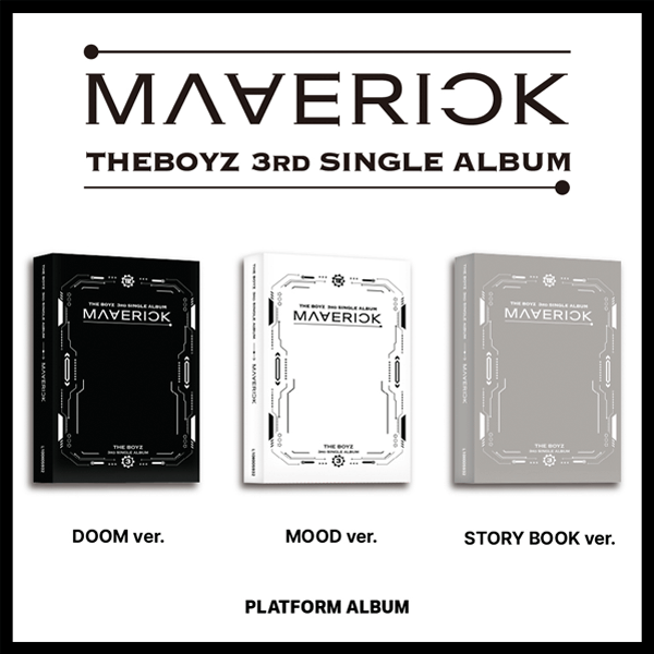 THE BOYZ 3rd Single Album MAVERICK (Platform Ver.) - DOOM / MOOD / STORY BOOK Version
