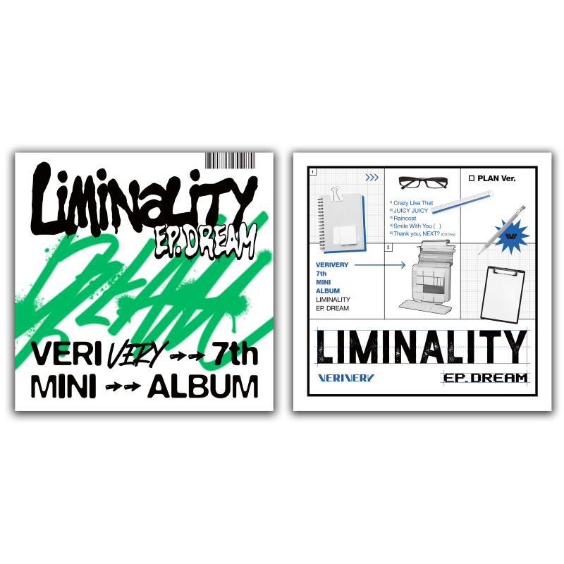  VERIVERY 7th Mini Album Liminality - EP.DREAM - PLAY / PLAN Version