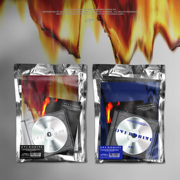 I.M 2nd Mini Album OVERDRIVE - METAL / BLUE Version