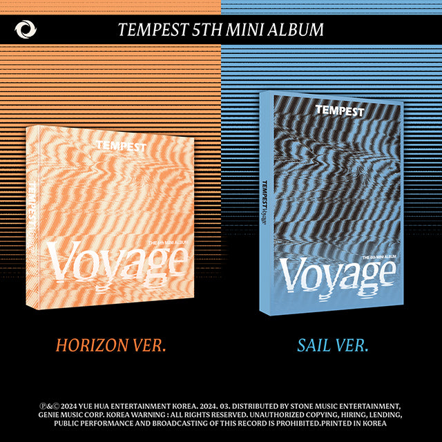 TEMPEST 5th Mini Album TEMPEST Voyage - HORIZON / SAIL Version