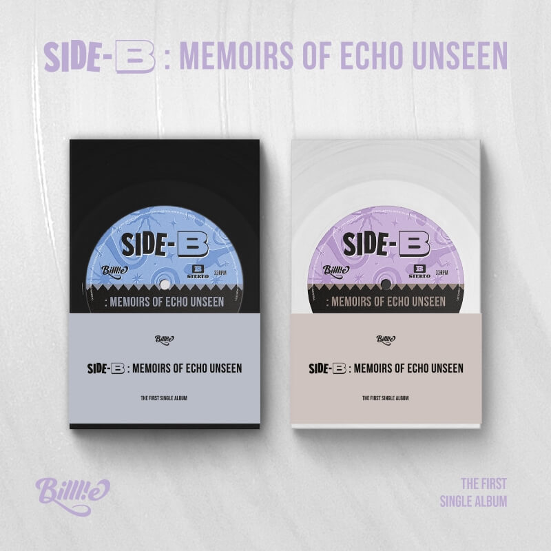 Billlie 1st Single Album side-B : memoirs of echo unseen POCA Version - blue / violet Version