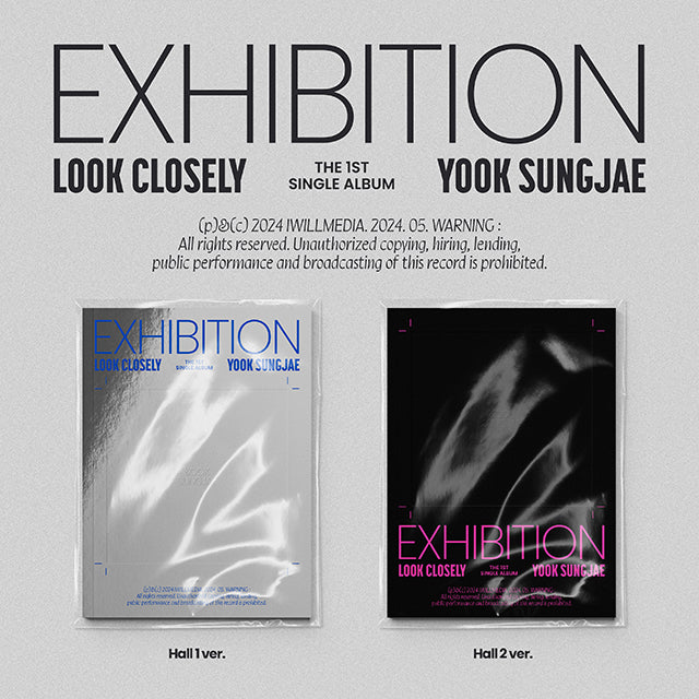 Yook Sungjae (BTOB) 1st Single Album EXHIBITION : Look Closely - Hall1 / Hall2 Version