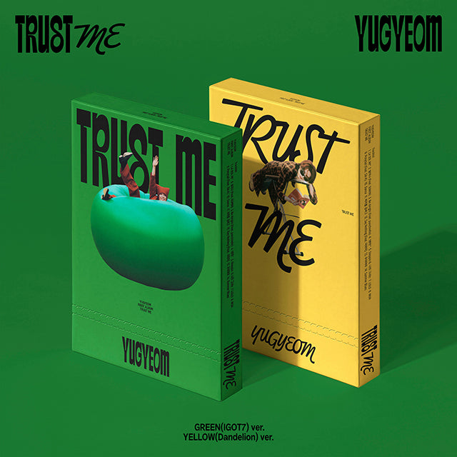 Yugyeom (GOT7) 1st Full Album TRUST ME - GREEN (IGOT7) / YELLOW (Dandelion) Version