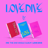 IVE 2nd Single Album LOVE DIVE - Ver. 1 / Ver. 2 / Ver. 3