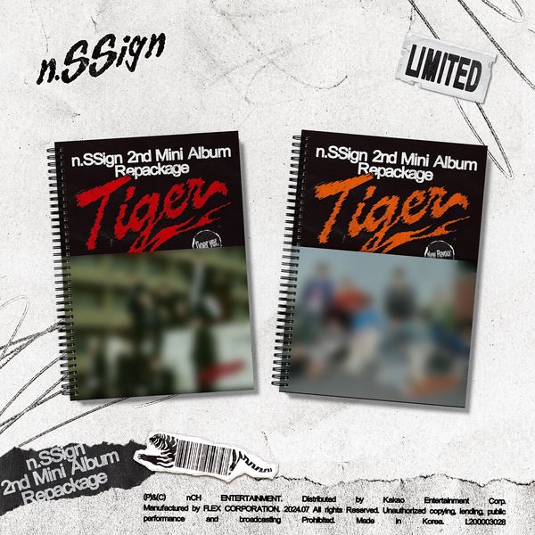 n.SSign 2nd Mini Album Repackage Tiger (Limited Edition) - Tiger / New Flavour Version