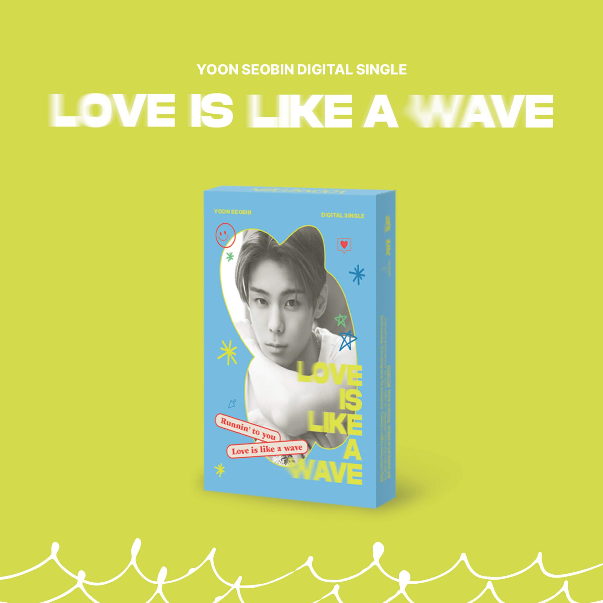 Yoon Seobin Digital Single Album Love is like a wave - PLVE Version