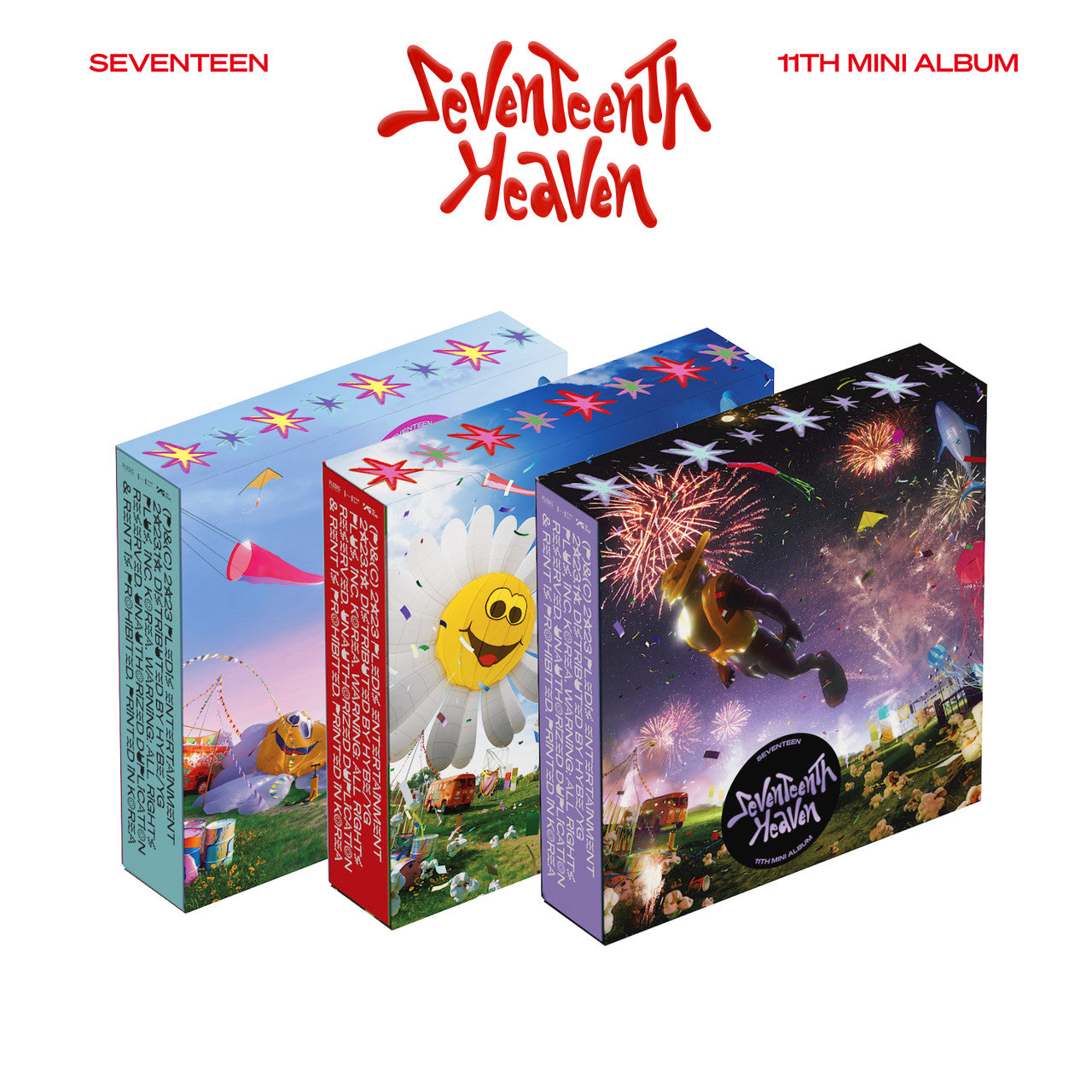 SEVENTEEN 11th Mini Album SEVENTEENTH HEAVEN + Weverse Gift