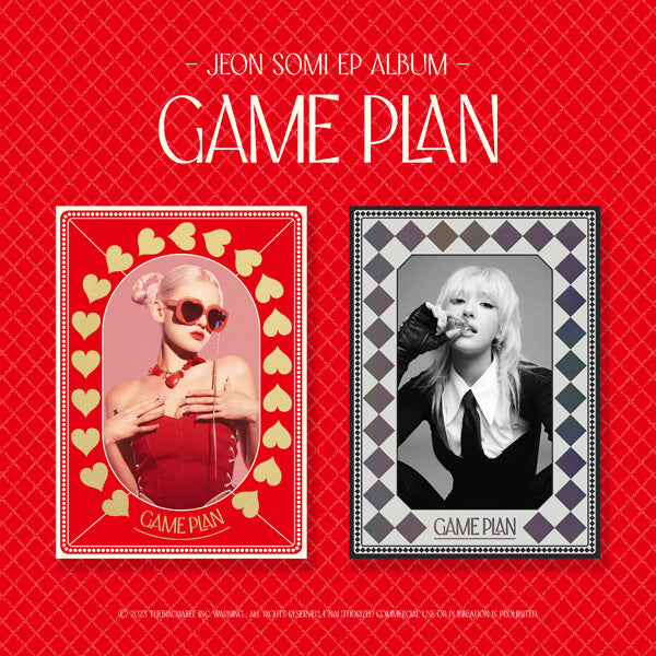 Jeon Somi EP Album GAME PLAN - Red / Black Version