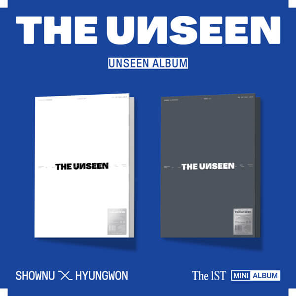 Shownu X Hyungwon 1st Mini Album THE UNSEEN (Limited Edition) - UNSEEN / SEEN Version