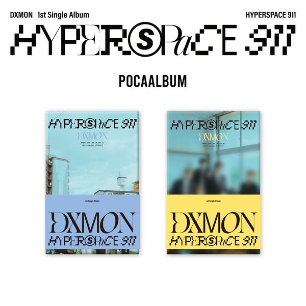 DXMON 1st Single Album HYPERSPACE 911 (POCA Ver.) - NINE / ELEVEN Version