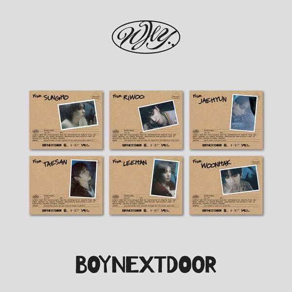 BOYNEXTDOOR 1st EP Album WHY.. - LETTER Version + Weverse Gift