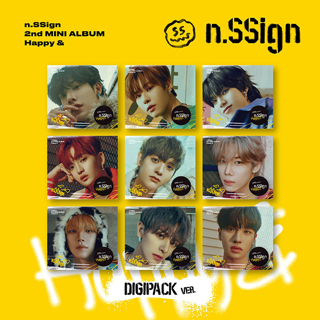 n.SSign 2nd Mini Album Happy & - Digipack Version