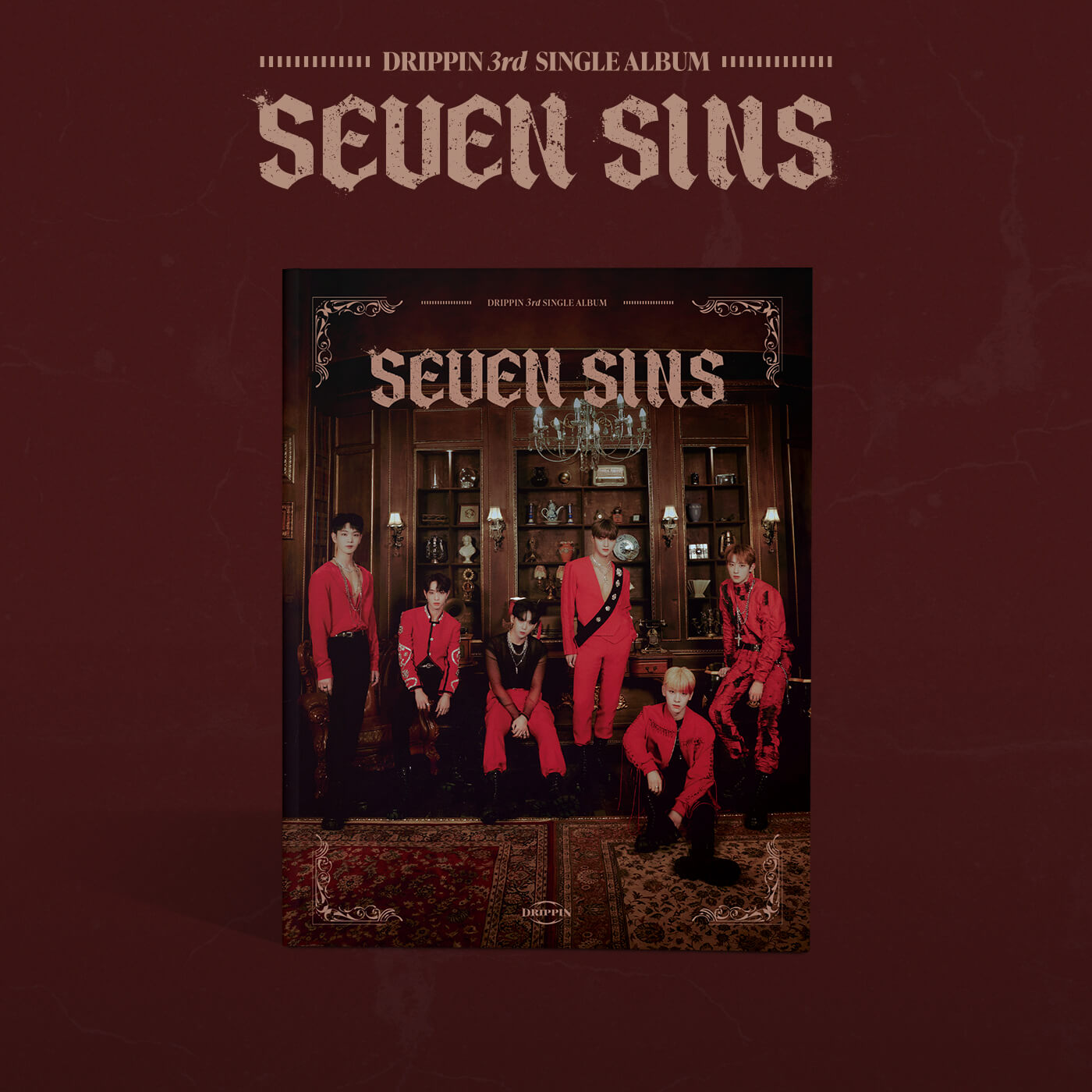 RIPPIN 3rd Single Album SEVEN SINS - Red Version