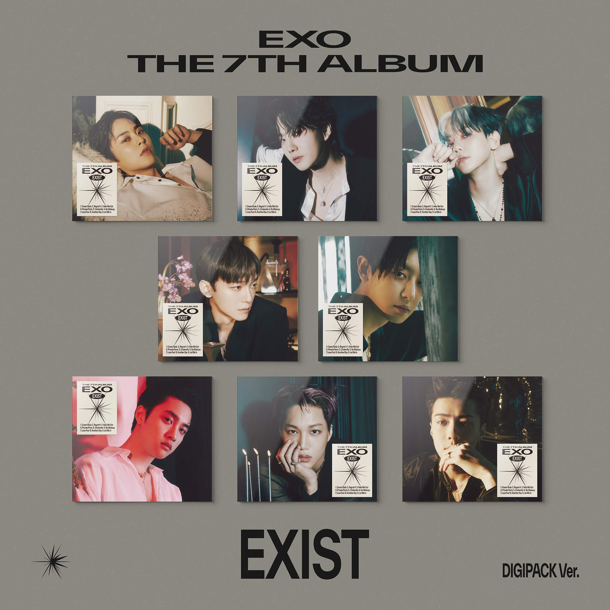 EXO 7th Full Album EXIST - Digipack Version