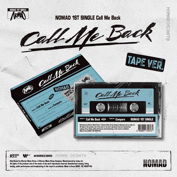 NOMAD 1st Single Album Call Me Back - Cassette Tape Version