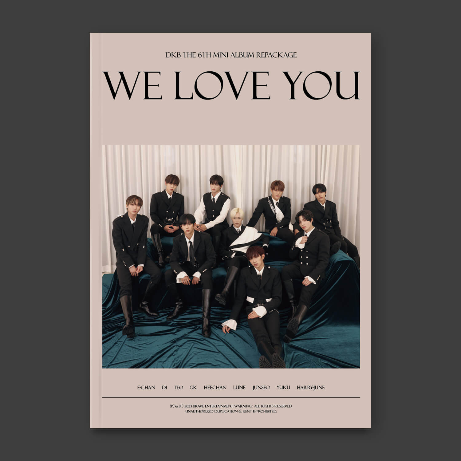 DKB 6th Mini Album Repackage We Love You - Night Version