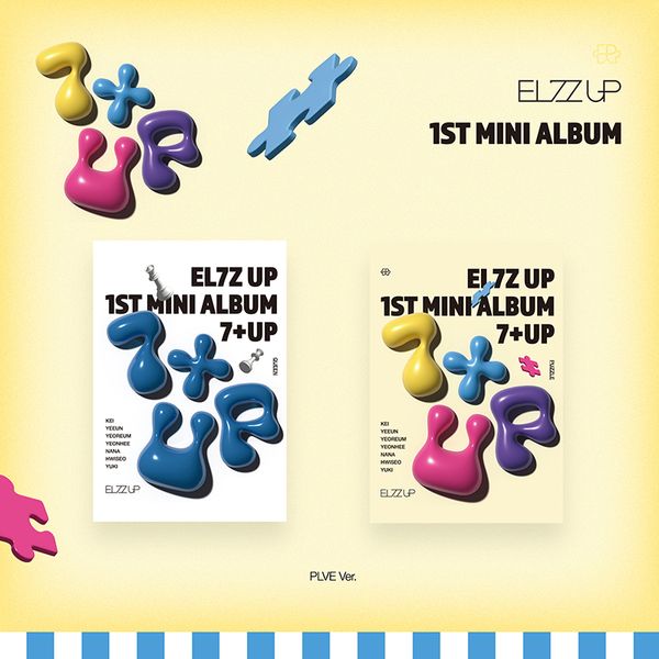 EL7Z UP 1st Mini Album 7+UP PLVE Version - QUEEN / PUZZLE Version