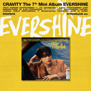 CRAVITY 7th Mini Album EVERSHINE - Hyeongjun Digipack Version + Starship Square Gift