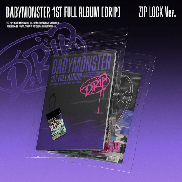 BABYMONSTER 1st Full Album DRIP - ZIP LOCK Version