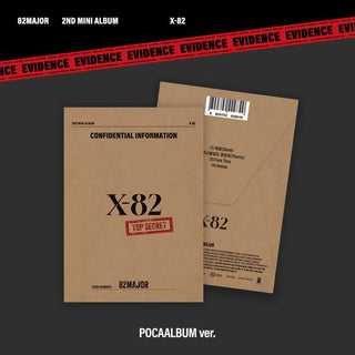 82MAJOR 2nd Mini Album X-82 - POCA Version