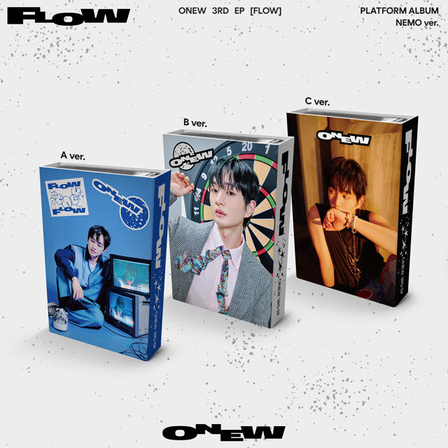 Onew 3rd Mini Album FLOW (Nemo Album) - A / B / C Version