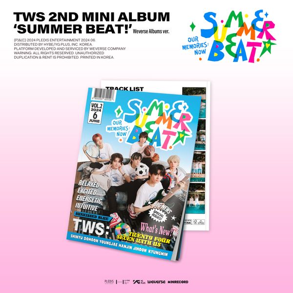 TWS 2nd Mini Album SUMMER BEAT! - Weverse Albums Version