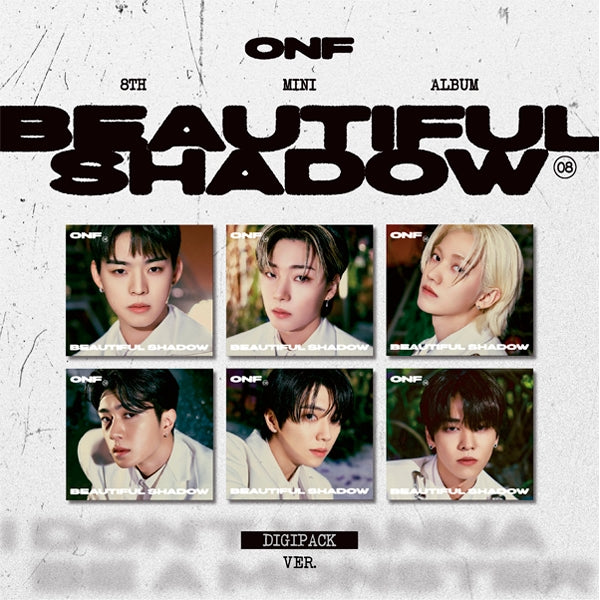 ONF 8th Mini Album BEAUTIFUL SHADOW - Digipack Version