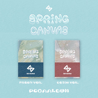 SEVENUS 1st Mini Album SPRING CANVAS (POCA Version) - FRESH / BEGIN Version